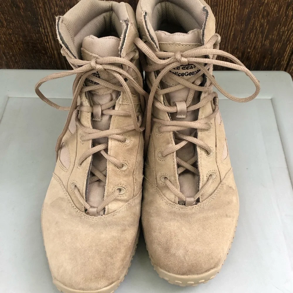 LA Police Gear Operator Boots in desert tan Men’s 12